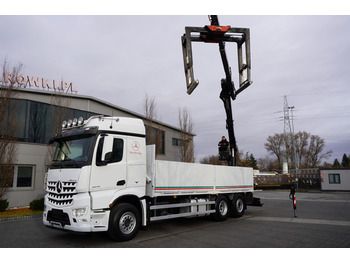 MERCEDES-BENZ Arocs 6×2 2545 Crane HIAB 177 K PRO/HIPRO / steering and lifting axle в лизинг MERCEDES-BENZ Arocs 6×2 2545 Crane HIAB 177 K PRO/HIPRO / steering and lifting axle: фото 3