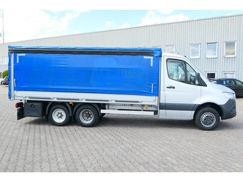 Тентованный фургон Mercedes-Benz 519 CDI Sprinter 6x2, 3.4to. NL, Klima, Navi: фото 2