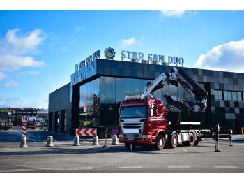 Автоманипулятор, Грузовик бортовой/ Платформа Scania G 480 8x4 PALFINGER PK 78002 SH Kran Crane: фото 5