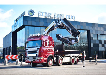 Автоманипулятор, Грузовик бортовой/ Платформа Scania G 480 8x4 PALFINGER PK 78002 SH Kran Crane: фото 2