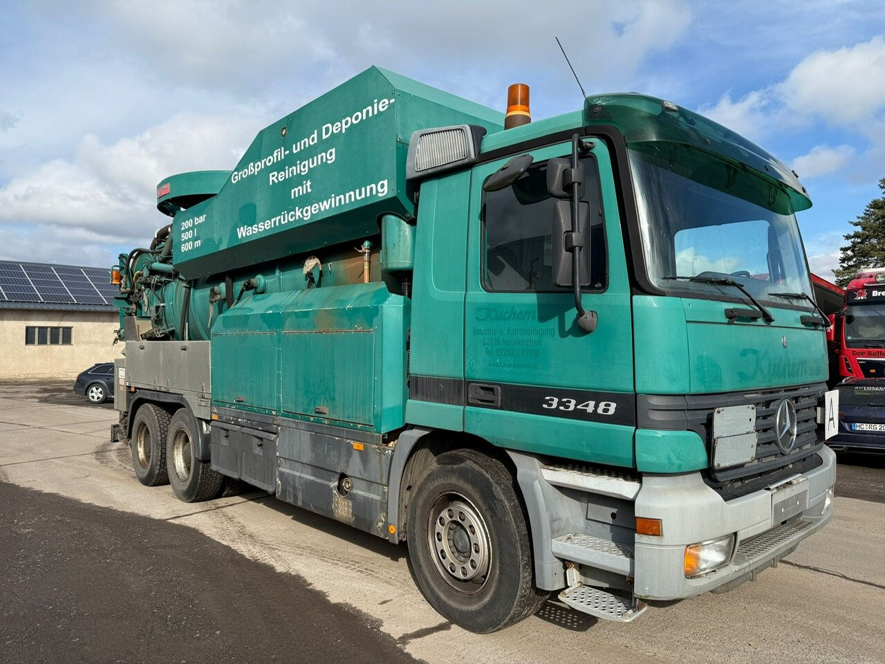 Грузовик Mercedes-Benz Actros 3348 6x4 Actros 3348 6x4, V8, Kroll Saug-/Spülwagen ca. 14m³, Wasserrückgewinnung, Funk: фото 8