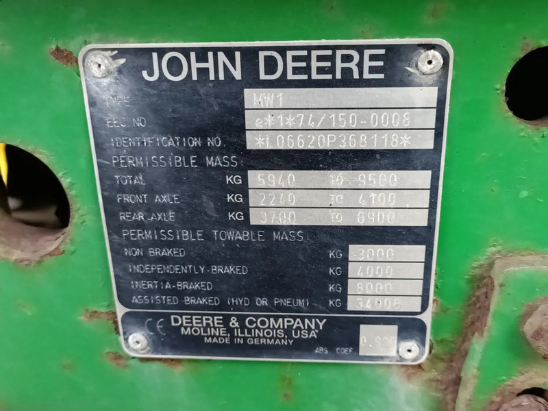 Трактор John Deere 6620: фото 18