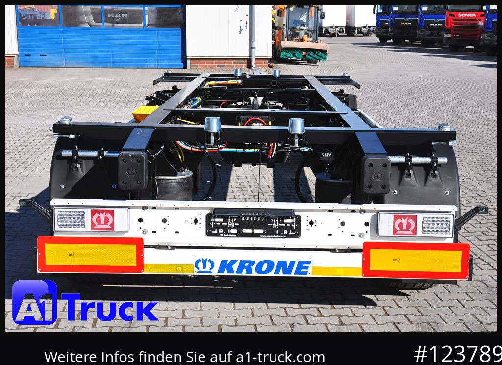 Новый Прицеп-контейнеровоз/ Сменный кузов KRONE 5 x AZW 18, MAXI für 1120mm + 1320mm, SOFORT NEU: фото 1