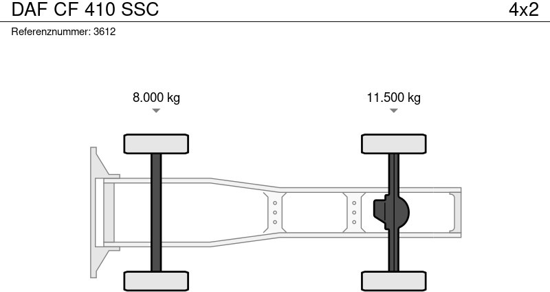 Тягач DAF CF 410 SSC: фото 17