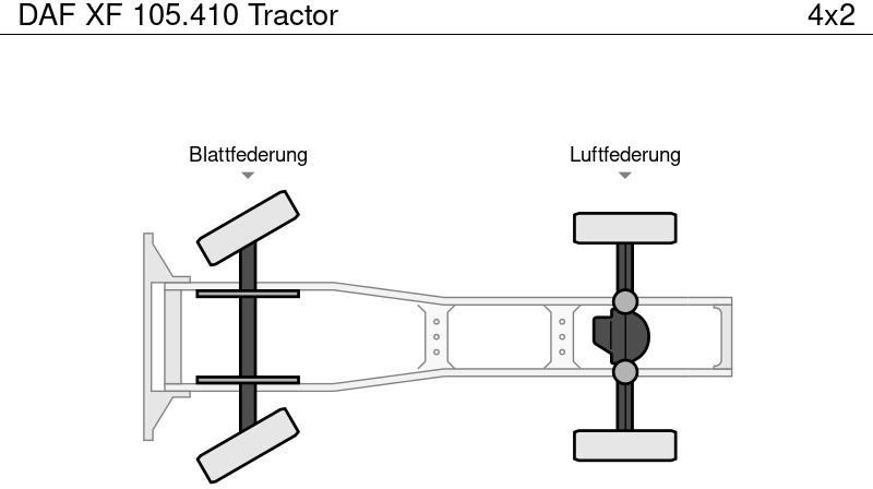 Тягач DAF XF 105.410 Tractor: фото 17