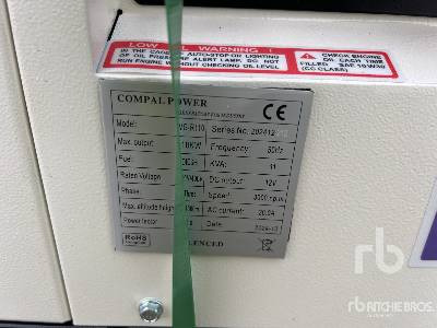 Новый Электрогенератор COMPAL VG-R110 10 kW / 11 KVA (Unused): фото 10