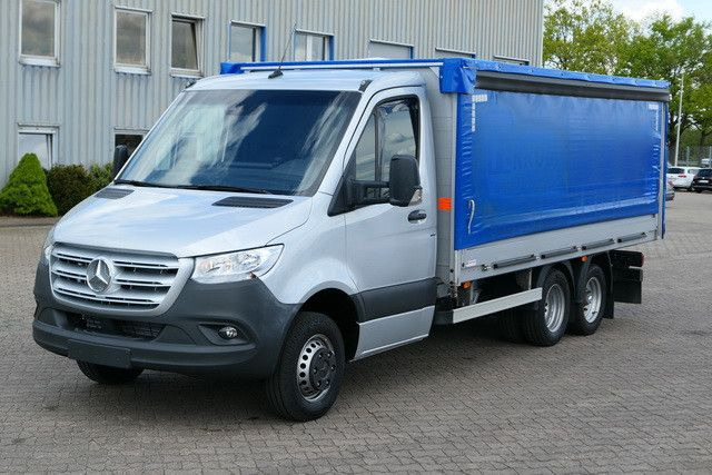 Тентованный фургон Mercedes-Benz 519 CDI Sprinter 6x2, 3.4to. NL, Klima, Navi: фото 6