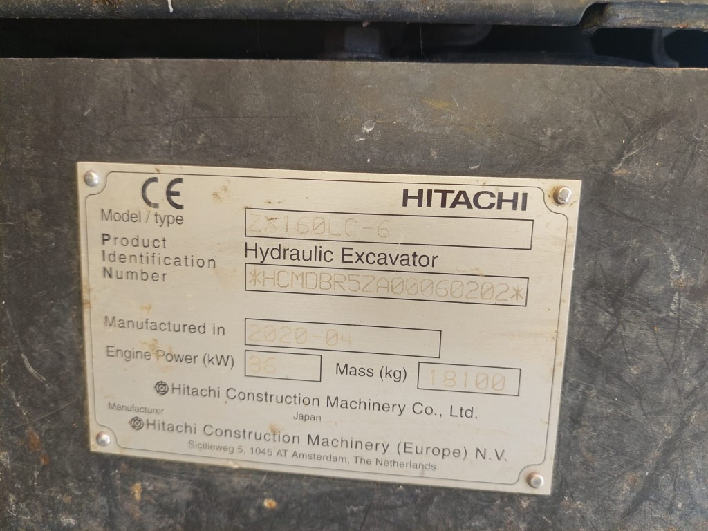 Гусеничный экскаватор Hitachi ZX160 LC-6: фото 17