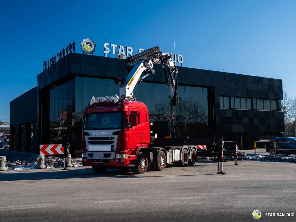 Автоманипулятор, Грузовик бортовой/ Платформа Scania G 480 8x4 PALFINGER PK 78002 SH Kran Crane: фото 6