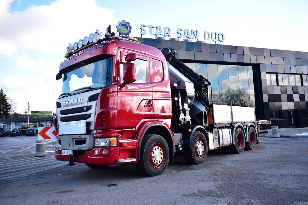 Автоманипулятор, Грузовик бортовой/ Платформа Scania G 480 8x4 PALFINGER PK 78002 SH Kran Crane: фото 26