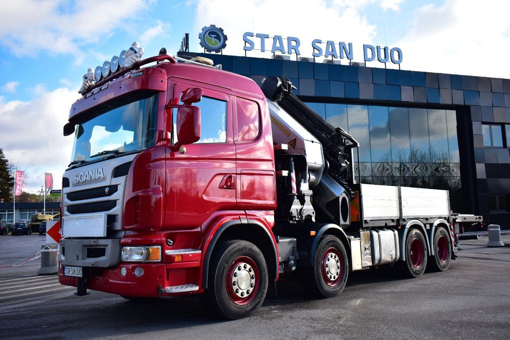 Автоманипулятор, Грузовик бортовой/ Платформа Scania G 480 8x4 PALFINGER PK 78002 SH Kran Crane: фото 18