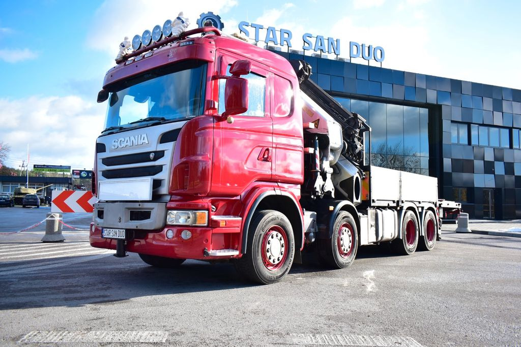 Автоманипулятор, Грузовик бортовой/ Платформа Scania G 480 8x4 PALFINGER PK 78002 SH Kran Crane: фото 22