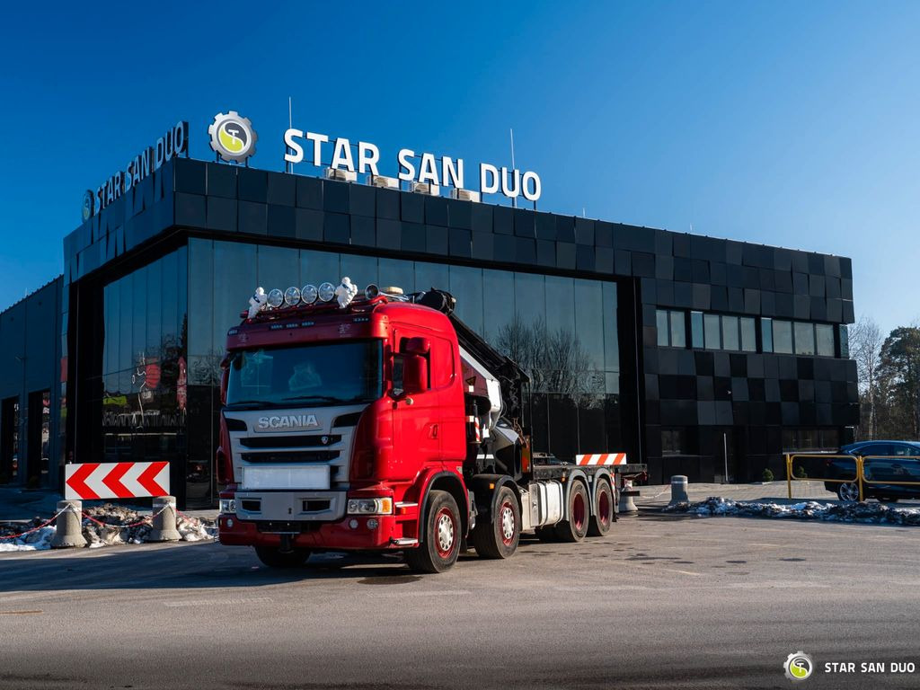 Автоманипулятор, Грузовик бортовой/ Платформа Scania G 480 8x4 PALFINGER PK 78002 SH Kran Crane: фото 19