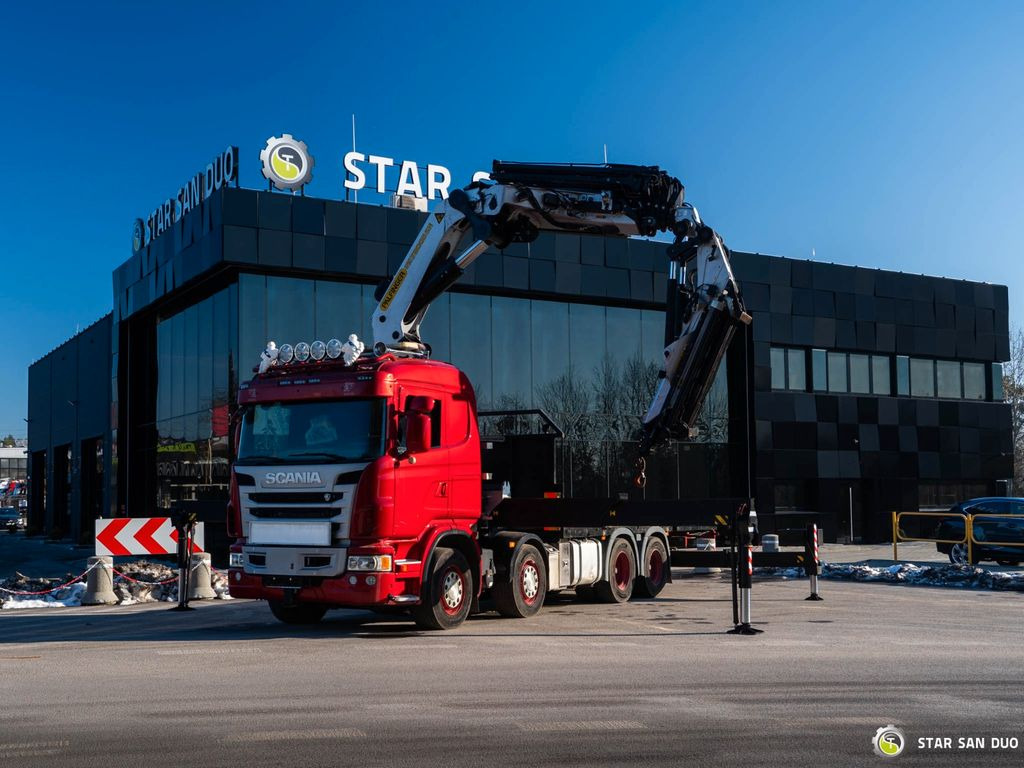 Автоманипулятор, Грузовик бортовой/ Платформа Scania G 480 8x4 PALFINGER PK 78002 SH Kran Crane: фото 12