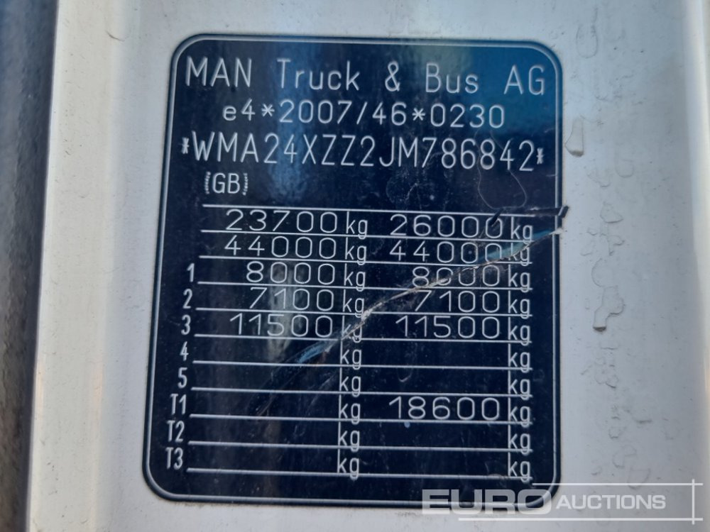 Тягач 2018 MAN TGX26.500: фото 32